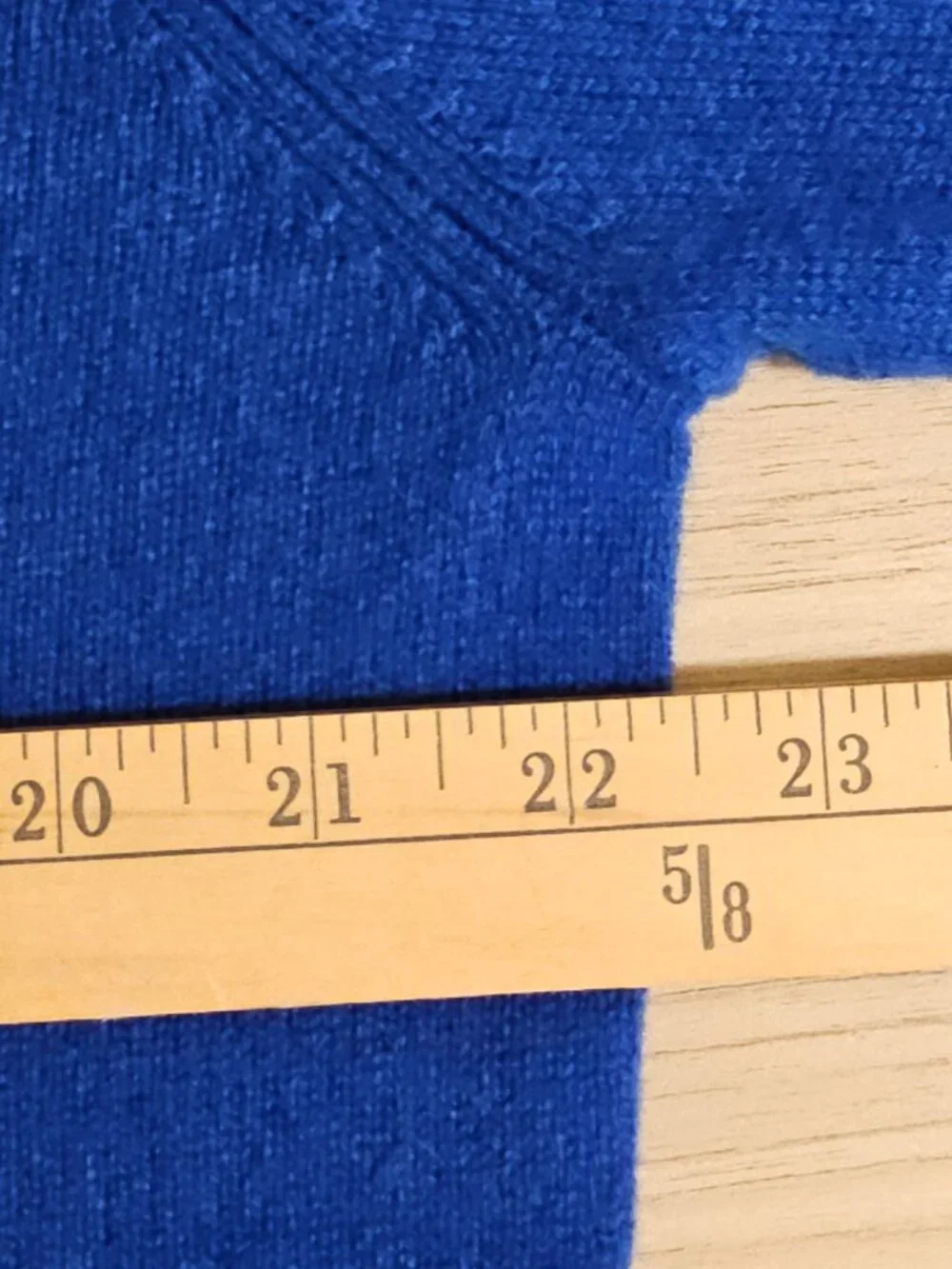 100% Cashmere Charter Club Luxury Turtleneck Sweater XL Cobalt Blue